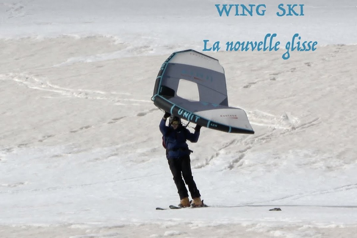 Du wing ski dans les Pyrénées