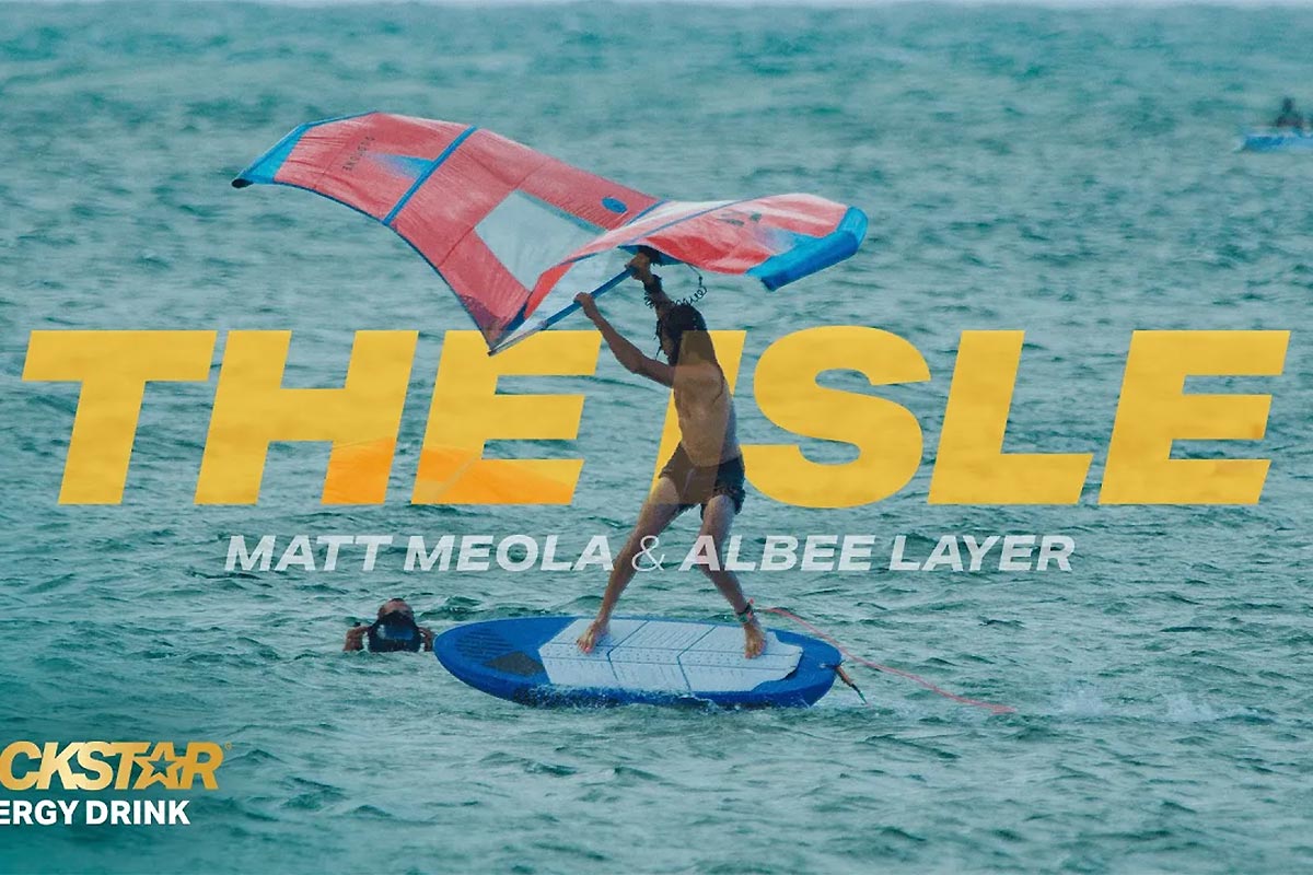 Matt Meola et Albee Layer découvrent le wingfoil